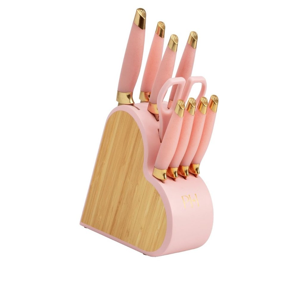 Paris Hilton 10-piece pink Cutlery Knife Set (Heart)